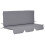 Outsunny Cojines para Columpio Gris 130 x 45 x 5 cm 1