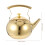 Golden Stainless Steel Kettle Home Kitchen Use 2