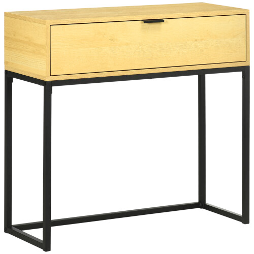 Homcom Mesa Consola Marrón 80 x 30 x 76 cm