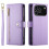 Purple leather wallet case for iPhone 17 Pro 6.3 inch 2