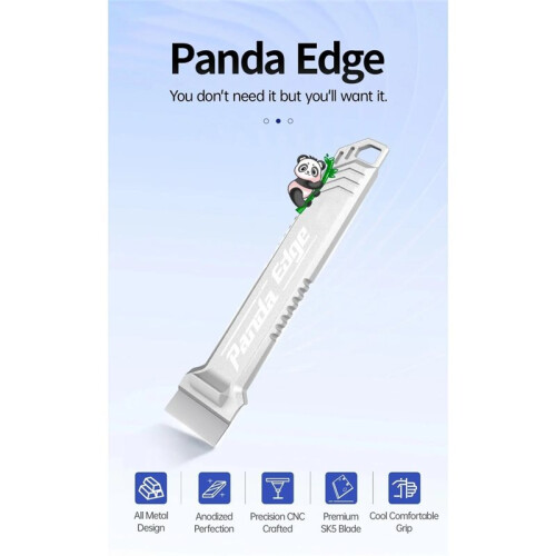 Panda  CNC Precision Blade Scraper, Non-Slip Ergonomic Grip & Thumb Rest Handle for Model Removal Tool with Blade