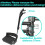 Universal Wheelchair Footrest Replacement - Adjustable Composite Footboard & Heel Loop, Foldable Comfort Support 2