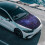 Car Hood Cover Polyester Galaxy Print Elastic Fit 4