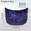 Car Hood Cover Polyester Galaxy Print Elastic Fit 7