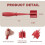 Heat-Resistant Meat Chopper Nylon Smasher Fork Red 2