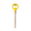 Smiley Face Bubble Wand Yellow 32-Hole Five-Claw 6