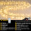 Christmas String Lights 36FT 500LED Warm White 3