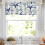 Kitchen Valance Curtains Starfish Pattern 2 Pack 52x18 4