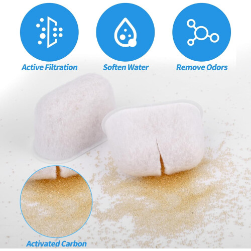 Activated Charcoal Water Filter for Breville 8-Pack 2