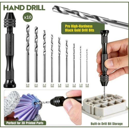 52Pcs 3D Printer Tool Kit with Storage Case, 3D Printing Accessories Including Deburring Tool for All FDM 3D Printers 1