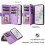 Purple PU Leather Folio Case for Samsung Galaxy A33 5G with 5