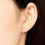 Infinity Small Hoop Earrings 925 Sterling Silver Cubic 2