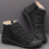 Women's Leather Retro Boots with Studs Flat Casual Lace-Up 2