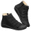 Women's Leather Retro Boots with Studs Flat Casual Lace-Up 3