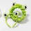Cute Frog Eyes Wash Face Headband Plush Wrapped Elastic 3