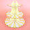 Cake Stand Disposable Paper Lace Edge 3-Tier 7