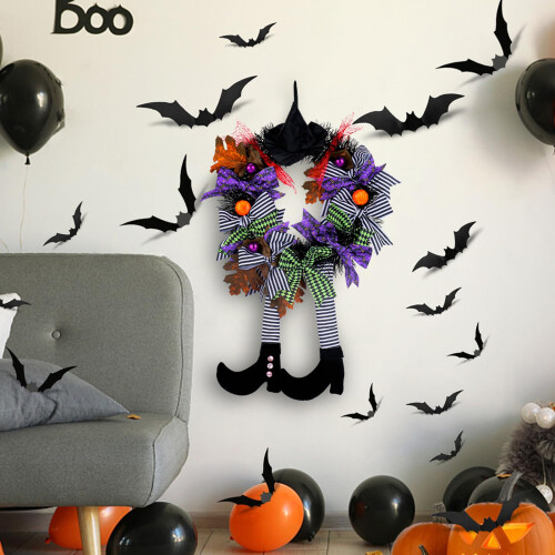 Halloween Wreath Decoration Witch Hat Garland 2