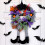 Halloween Wreath Decoration Witch Hat Garland 4