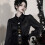 Black Polyester Tie With Clover Pattern For Adults And Accessories Costume 7