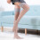 Lace Thigh High Stockings Sheer Gray One Size 5