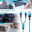 USB-C Cable 2-in-1 Nylon Braided 3-Pack 4FT 3A 6