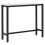 Rectangular Bar Table, Wood Effect Coffee Table for Small Space, Breakfast Dining, Kitchen, Industrial, White & Black 2