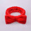Bowknot Headband Solid Red Plush Wide Face Wash Headband 2