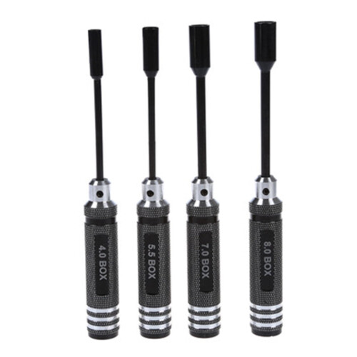 RC Toy Car Tool Kit Black Aluminum Alloy Hex Socket Set 4.0 2