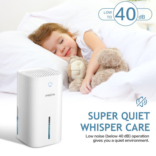 Etereautey Compact Home Dehumidifier White 12L/day 2