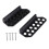 Wall Hanging Arrow Rack Black ABS 1 Pair 2