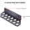Wall Hanging Arrow Rack Black ABS 1 Pair 4