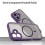 iPhone 16 Magnetic Matte Case Purple with Military-Grade 6