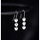 Sterling Silver Heart Drop Earrings for Women 4