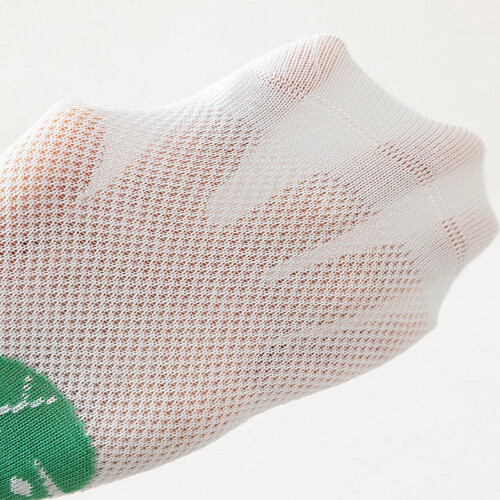 Boys' Green Frog Cartoon Socks Breathable Comfortable 5 2