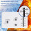 Plastic Analog RV Thermostat Replacement Kit Heat Cool 2 6