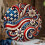 Independence Day Wall Decor Patriotic Hanging Pendant 12 4
