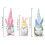 Easter Gnome Plush Knitted Bunny with Eggs 1pc 3