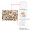 Khaki Coffee Chocolate Printed Placemats Set of 4 6