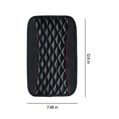 Leather Car Armrest Box Mat Universal 2