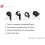 Hair Donut Bun Maker Set Coffee Color 3-Piece 2