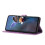 Leather Flip Wallet Case for iPhone 15 Pro Max Purple 5
