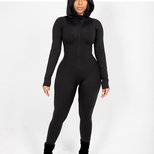 Women's Long Sleeve Seamless Yoga Jumpsuit 2