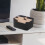 Desk Organizer Plastic 5-Compartment Pen Holder Black 5