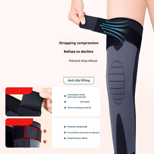 Heated Knee Sleeve with Thermal Support for Pain Relief 1