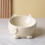 Ceramic Cat-Shaped Pet Bowl 5.51 in Elevated Large Capacity 6