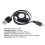 Micro USB 2.0 Cable Retractable A to B Male 1m 6