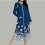 Women's Winter Robe with Pockets Zip Closure Loose Fit 4