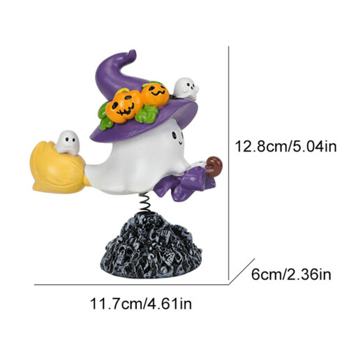 Ghost Figurine Home Decor Sculpture with Spring 1