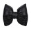 Bow-Shaped Decorative Pillow Black Lace Ruffle 8