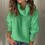 Women's Oversized Turtleneck Pullover Sweater Chunky Knit 3